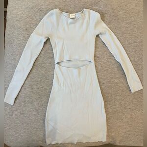 Wilfred Light Blue Long Sleeve Dress